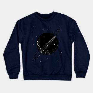 Saturn Artwork ,Planet Fan Art , The Sixth Planet Crewneck Sweatshirt